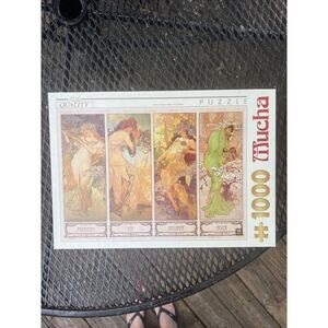 D-Toys Jigsaw Puzzle 1000 Pieces Tiles "Seasons” by Mucha